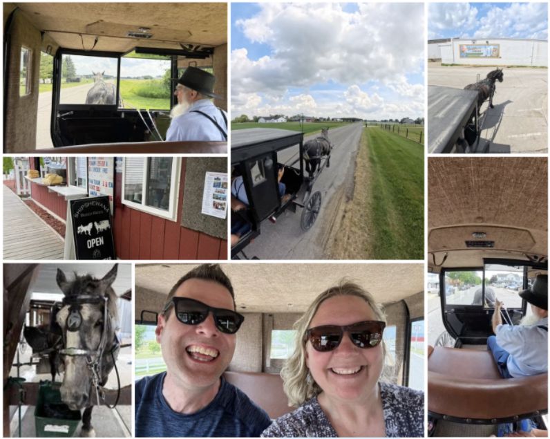 Ultimate Things to Do in Shipshewana Guide 5 We were really excited to experience the ride inside an Amish buggy, but what we loved and didn’t expect was the chance to learn so much about the area, history, and Amish culture courtesy of Glen. He shared with us details about the area as we toured and happily answered our questions on everything from training horses and buggy maintenance to Amish culture.