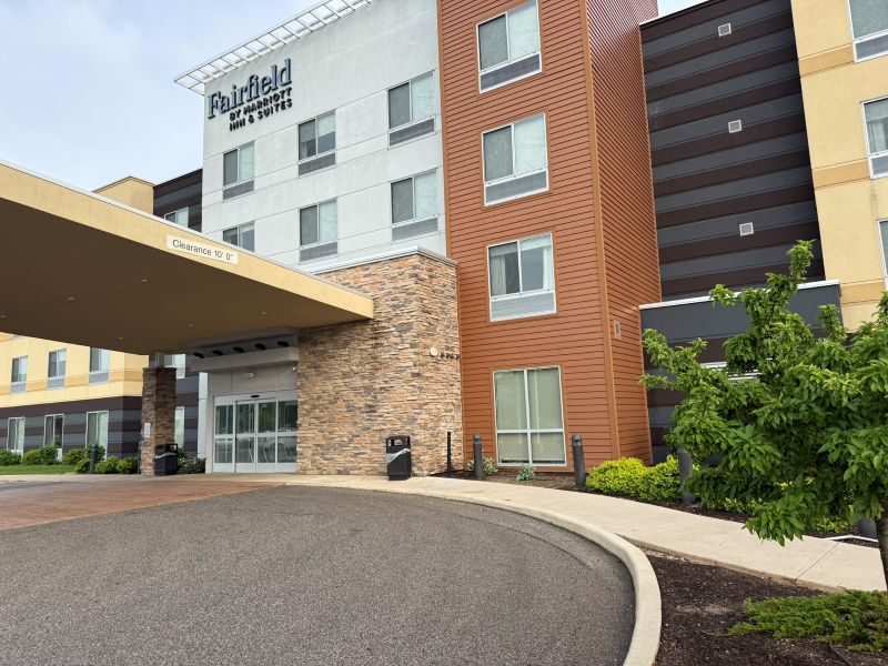 Cost of a Weekend in Shipshewana: What to Expect 2 A photo of the exterior of the Fairfield Inn in Goshen, IN